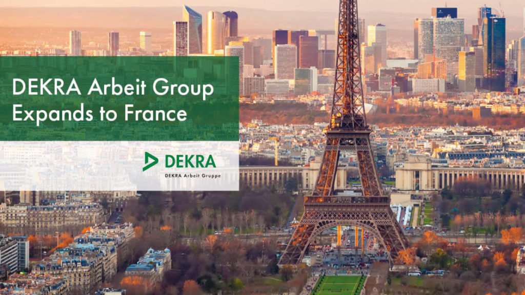 "DEKRA Arbeit Group expands to France + photo de la tour eiffel